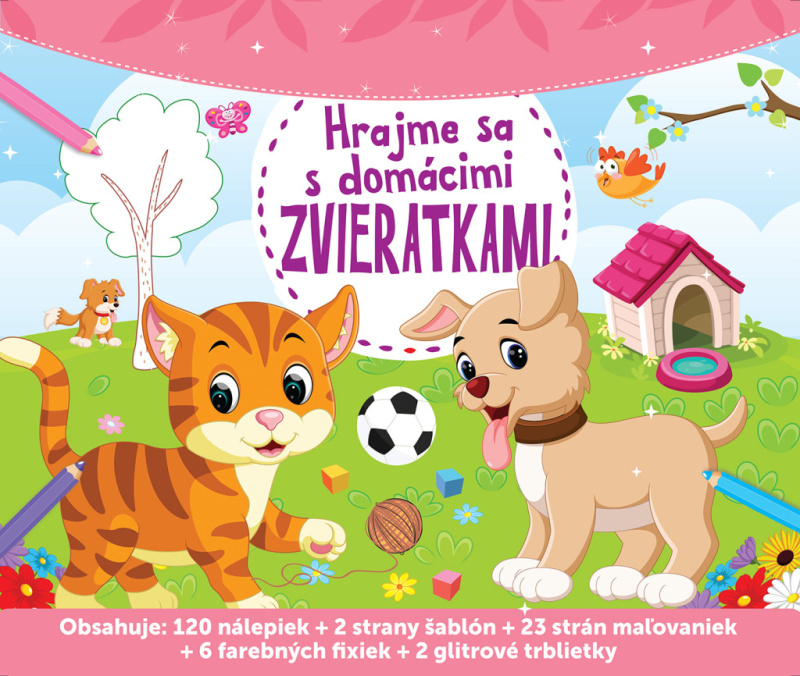 Hrajme sa s domácimi zvieratkami - kniha z kategorie Omalovánky