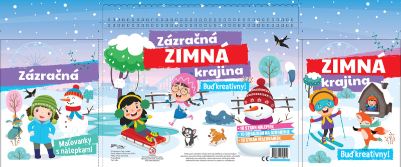 Zázračná zimná krajina - kniha z kategorie Omalovánky