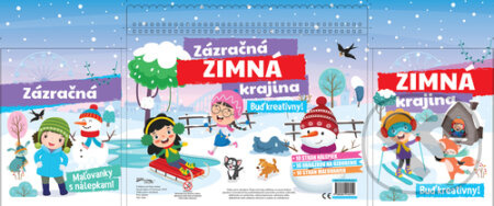 Zázračná zimná krajina - kniha z kategorie Omalovánky