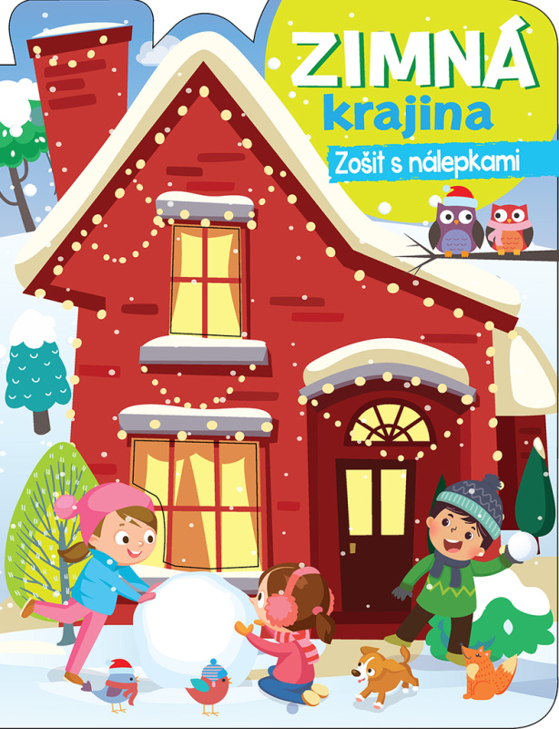 Zimná krajina (Zošit s nálepkami) - kniha z kategorie Pro děti