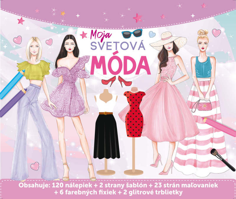 Moja svetová móda - kniha z kategorie Omalovánky