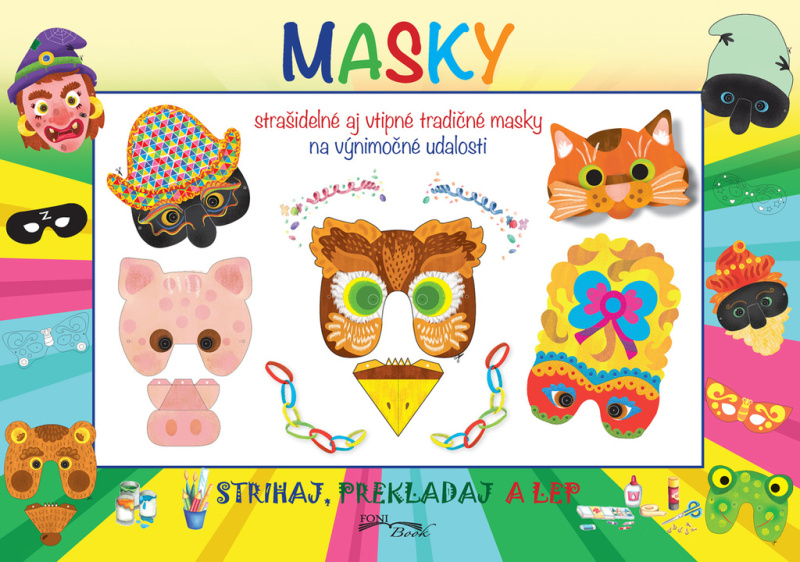 Masky - kniha z kategorie Vystřihovánky