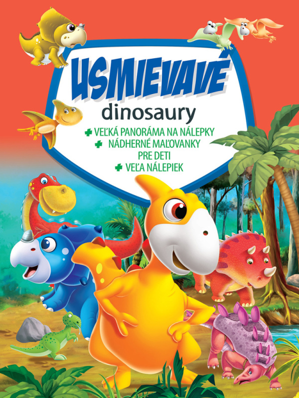 Usmievavé dinosaury - kniha z kategorie Omalovánky