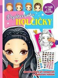FONI Book Pracovní sešit se samolepkami Doplňovačka holčičky + 200 nálepek CZ verze 21x28cm