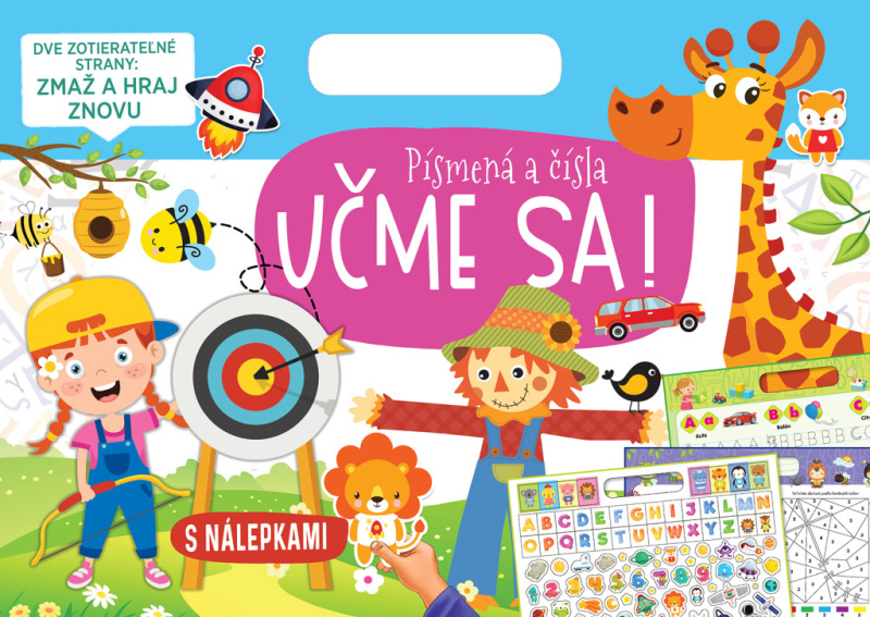 Učme sa! Písmená a čísla (s nálepkami) - kniha z kategorie Pro děti