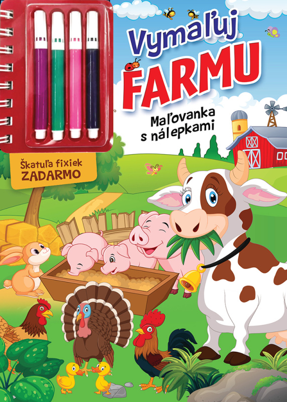Vymaľuj farmu - kniha z kategorie Omalovánky