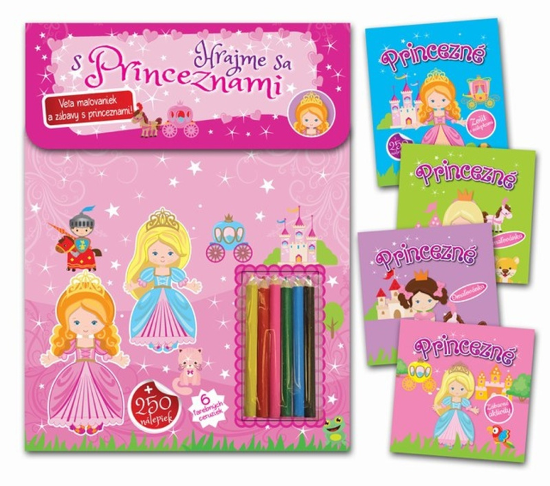 Hrajme sa s princeznami (Veľa maľovaniek a zábavy s princeznami!) - kniha z kategorie Omalovánky