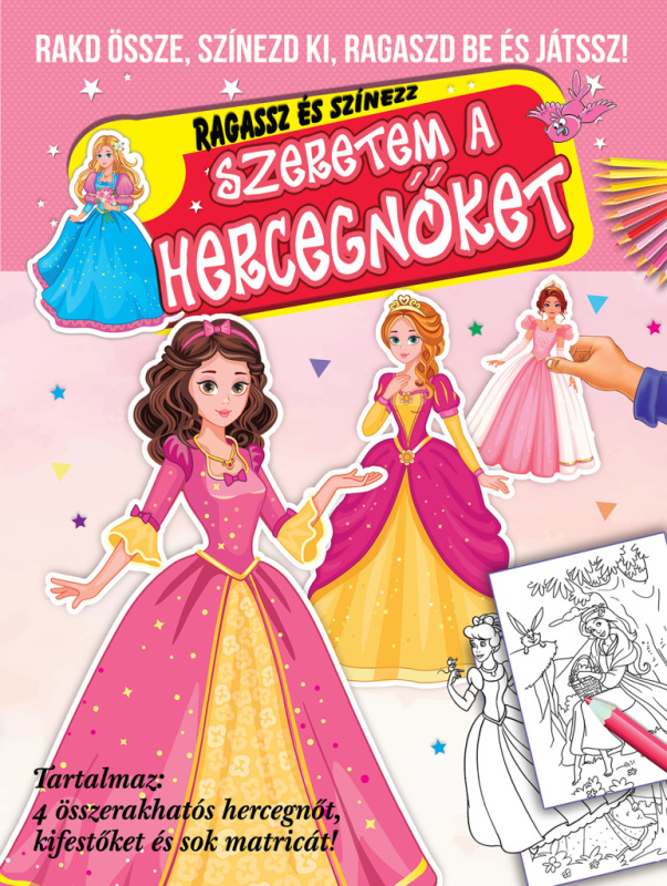 Szeretem a hercegnoket - kniha z kategorie Omalovánky