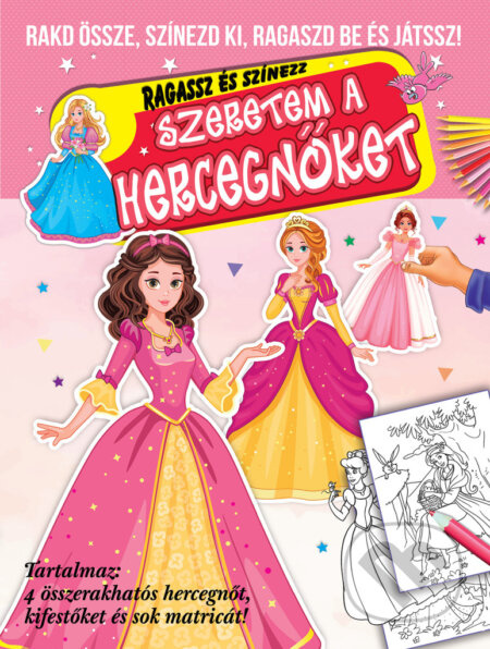 Szeretem a hercegnoket - kniha z kategorie Omalovánky