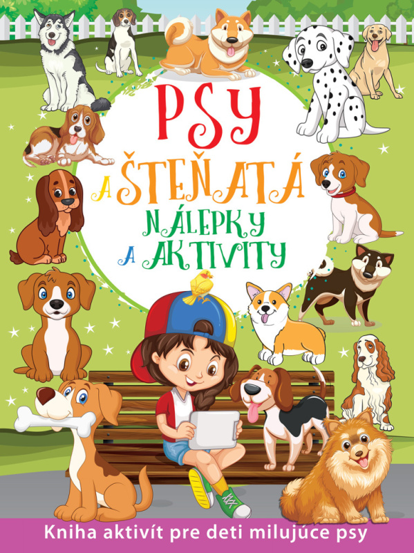 Samolepky a aktivity Psi a štěňata