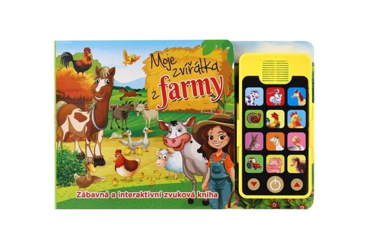 Moje zvířátka z farmy - Zvuková knížka s mobilem