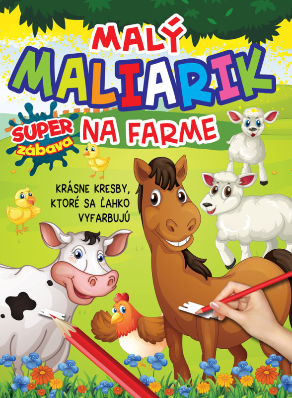 Malý maliarik - Na farme - kniha z kategorie Omalovánky, vystřihovánky, papír