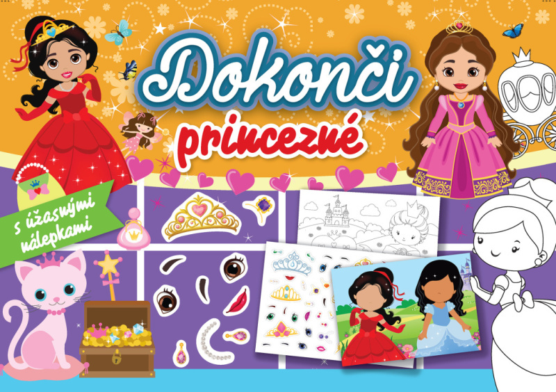 Dokonči princezné - kniha z kategorie Omalovánky