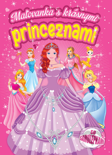 Omalovánky s krásnými princeznami se samolepkami