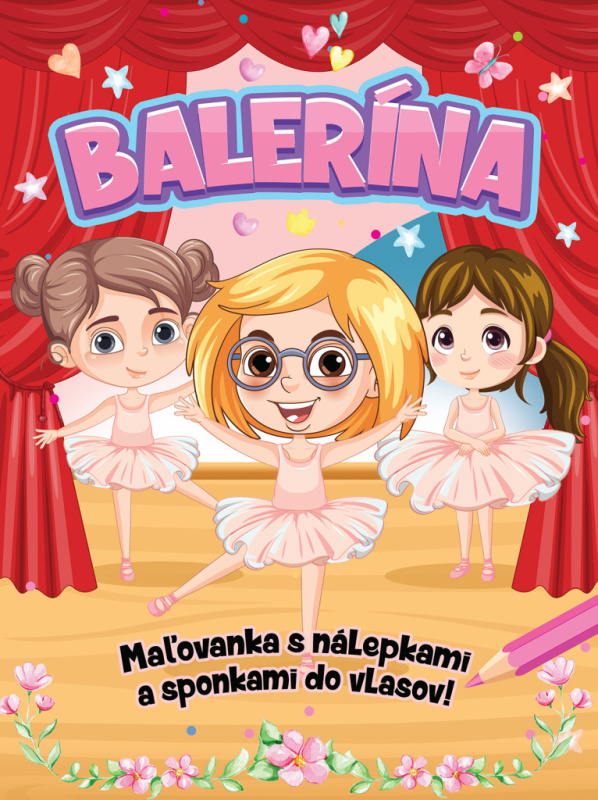 Balerína - kniha z kategorie Omalovánky