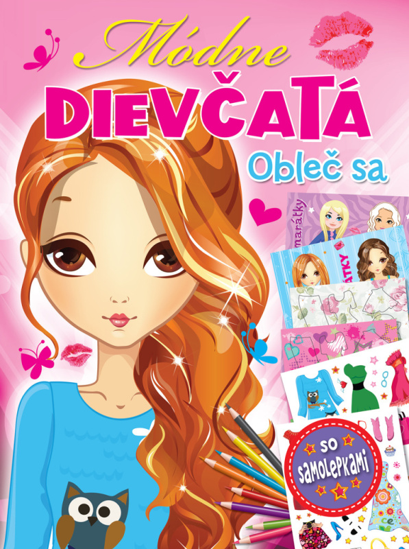 Módne dievčatá Obleč sa - kniha z kategorie Samolepky
