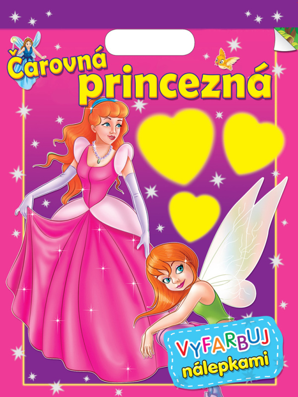 Čarovná Princezná (Vyfarbuj nálepkami) - kniha z kategorie Omalovánky