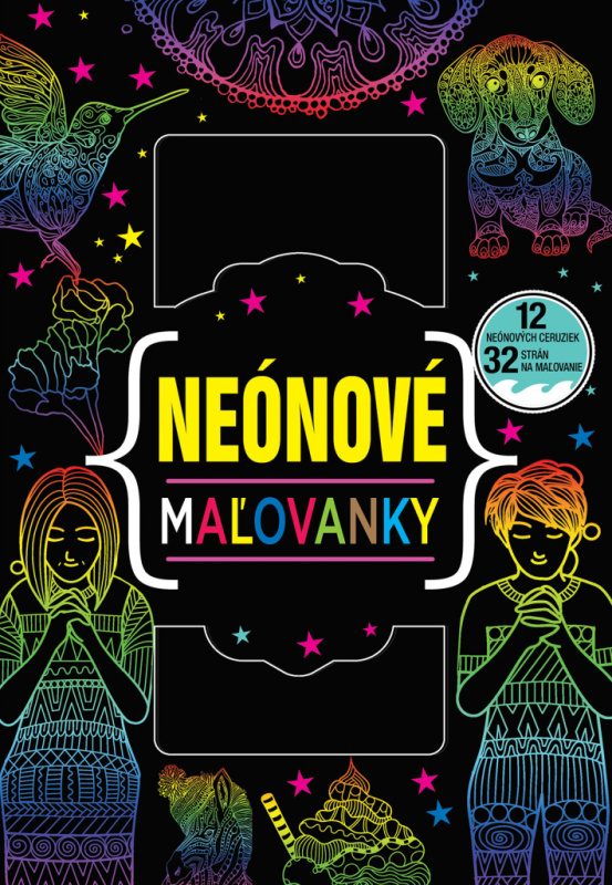 Neónové maľovanky - kniha z kategorie Omalovánky