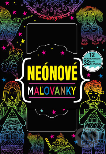 Neónové maľovanky - kniha z kategorie Omalovánky