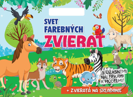 Svet farebných zvierat - kniha z kategorie Omalovánky
