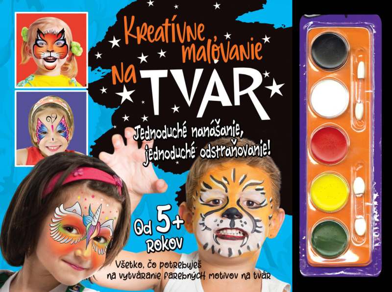 Kreatívne maľovanie na tvár - kniha z kategorie Kreslení
