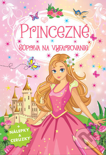Princezné súprava na vyfarbovanie - kniha z kategorie Omalovánky