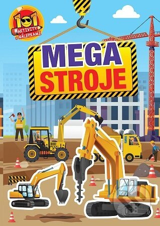 Megastroje - 101 aktivity s nálepkami - kniha z kategorie Omalovánky, vystřihovánky, papír