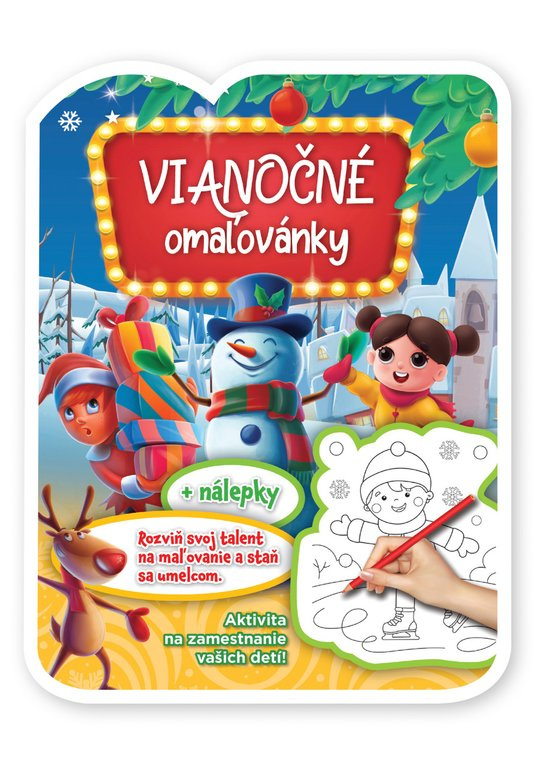 Vianočné omaľovánky (+ nálepky)