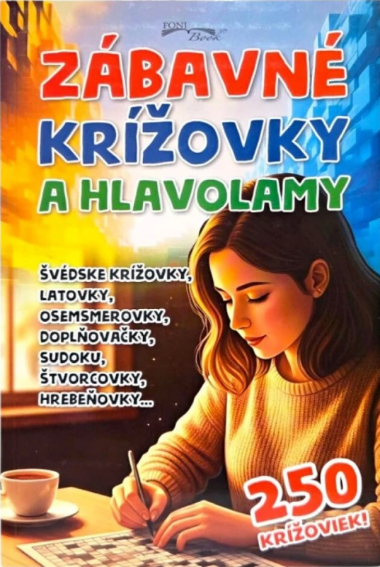 Zábavné krížovky a hlavolamy (250 krížoviek)