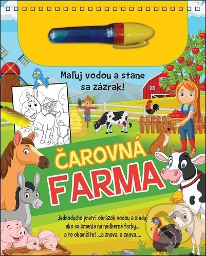 Čarovná farma - kniha z kategorie Omalovánky, vystřihovánky, papír