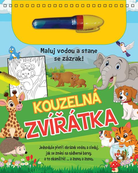 Kouzelné malování vodou – blok s tužkou Kouzelná zvířátka