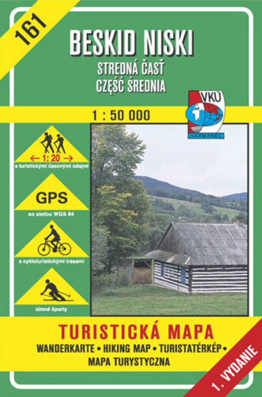 Beskid Niski 1:50 - turistická mapa 161 (1. vydanie)