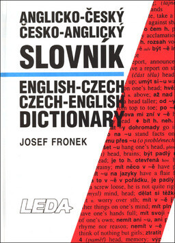Anglicko-český a česko-anglický slovník (poškozená) - Josef Fronek