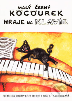 Malý černý kocourek hraje na klavír (klavír) - Richard Mlynář - kniha z kategorie Noty