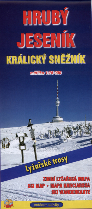 Hrubý Jeseník - Kralický Sněžník (1 : 75 000 Zimní lyžařská mapa)