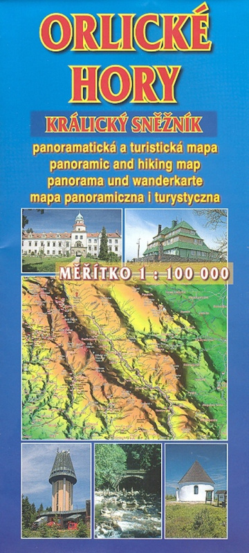Orlické hory (panoramatická mapa)