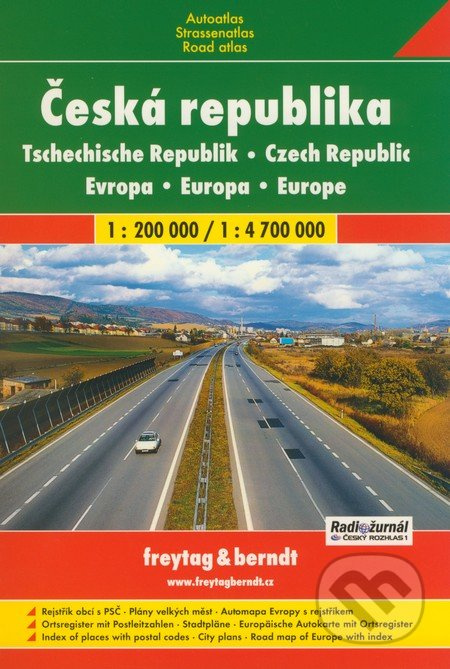 Česko 1:200 000  1:5 000 000 (Autoatlas) - Kolektiv autorů