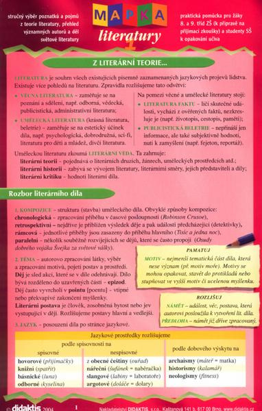 MAPKA literatury 1 Didaktis