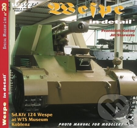 Sd.Kfz 124 Wespe in detail - František Kořán - kniha z kategorie Vojenství