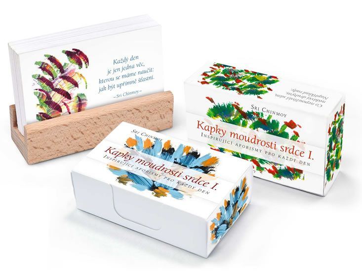 Kapky moudrosti srdce I. s dřevěným stojánkem - Sri Chinmoy - kniha z kategorie Aforismy