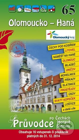 Olomoucko - Haná 65. - Průvodce po Č,M,S + volné vstupenky a poukázky