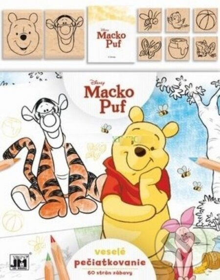 Veselé pečiatkovanie/Macko Puf - kniha z kategorie Pro děti