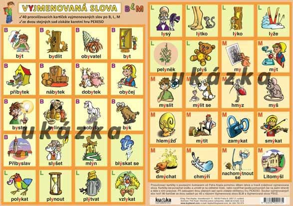 Vyjmenovaná slova - B, L, M - Petr Kupka - kniha z kategorie 1. stupeň