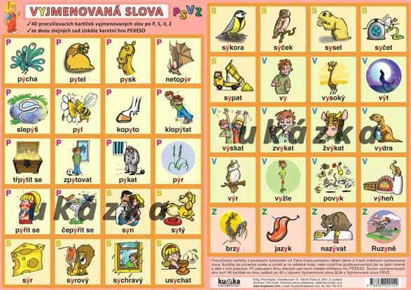 Vyjmenovaná slova - P, S, V, Z - Petr Kupka - kniha z kategorie 1. stupeň