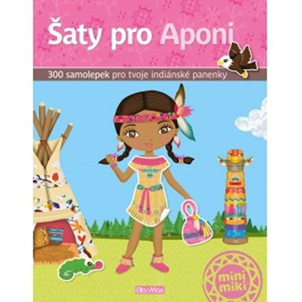 Šaty pro Aponi - kniha samolepek