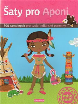 Šaty pro Aponi - kniha samolepek