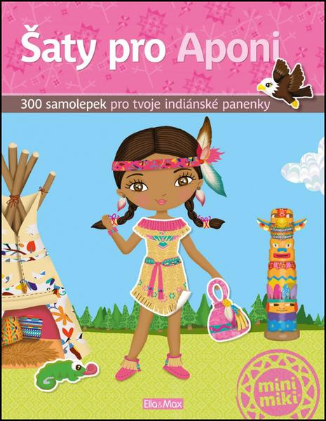 Šaty pro Aponi - kniha samolepek