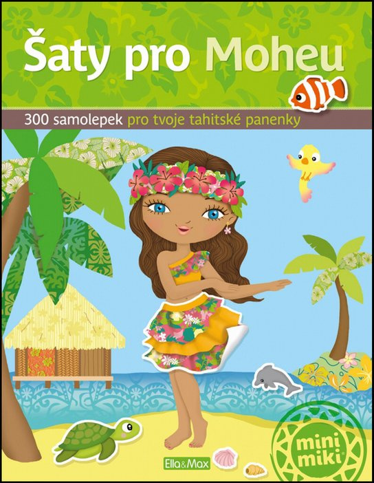 Šaty pro Moheu - kniha samolepek