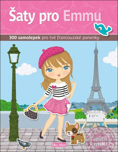 Šaty pro EMMU - kniha samolepek