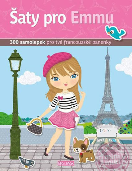 Šaty pro EMMU - kniha samolepek